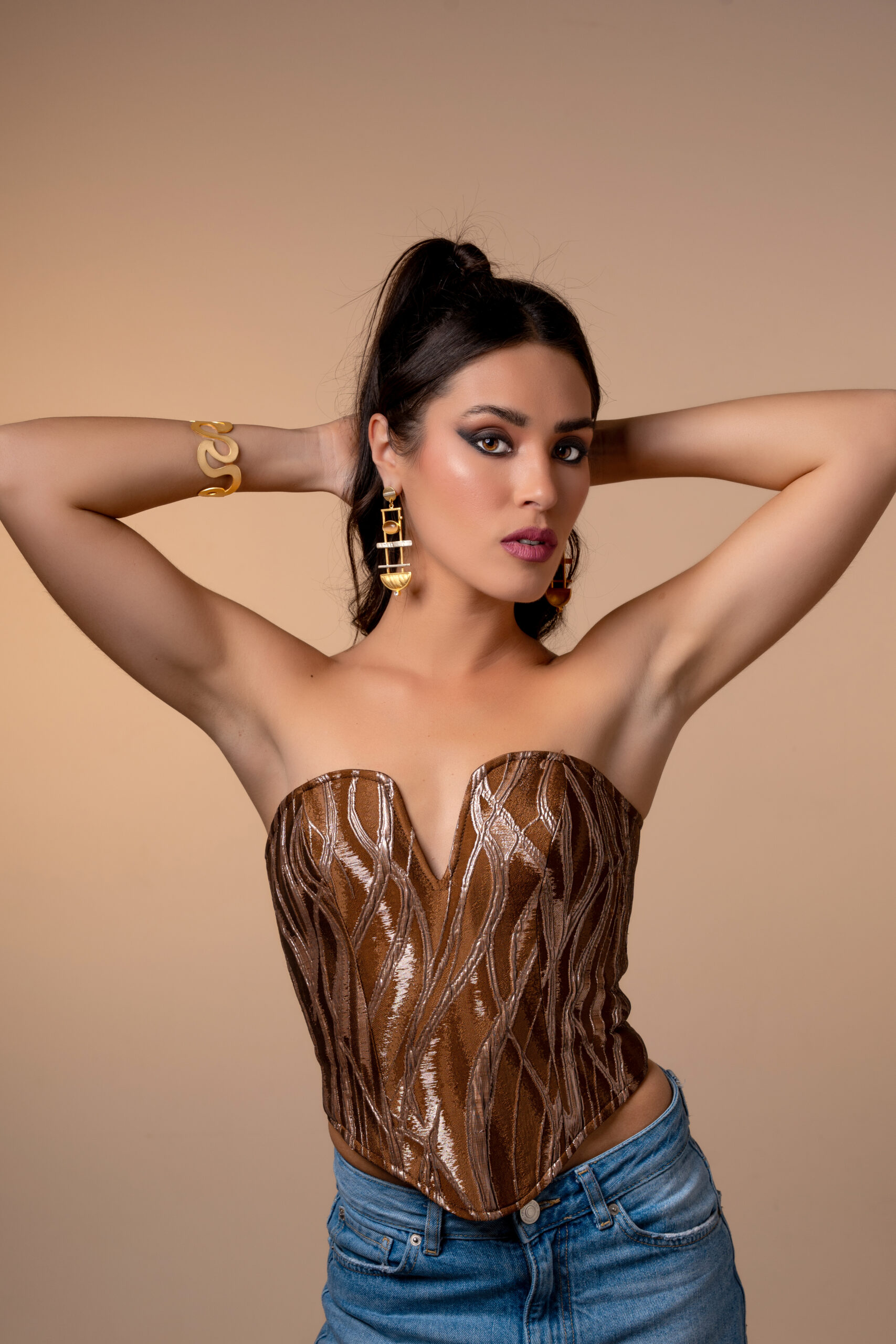 Ilana Mocha Earrings - Image 2