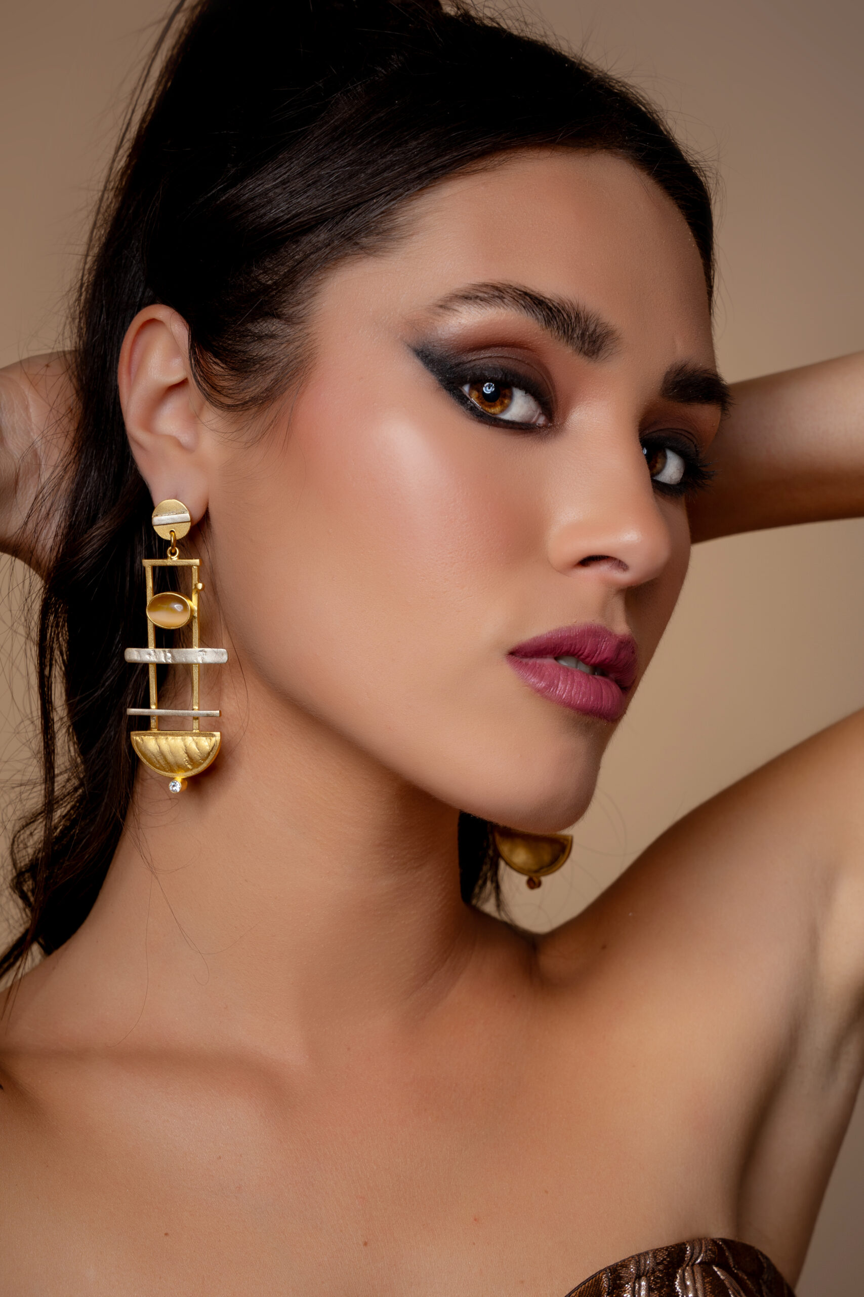 Ilana Mocha Earrings - Image 3