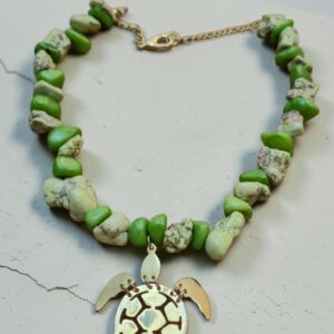 Green Turtle Necklace