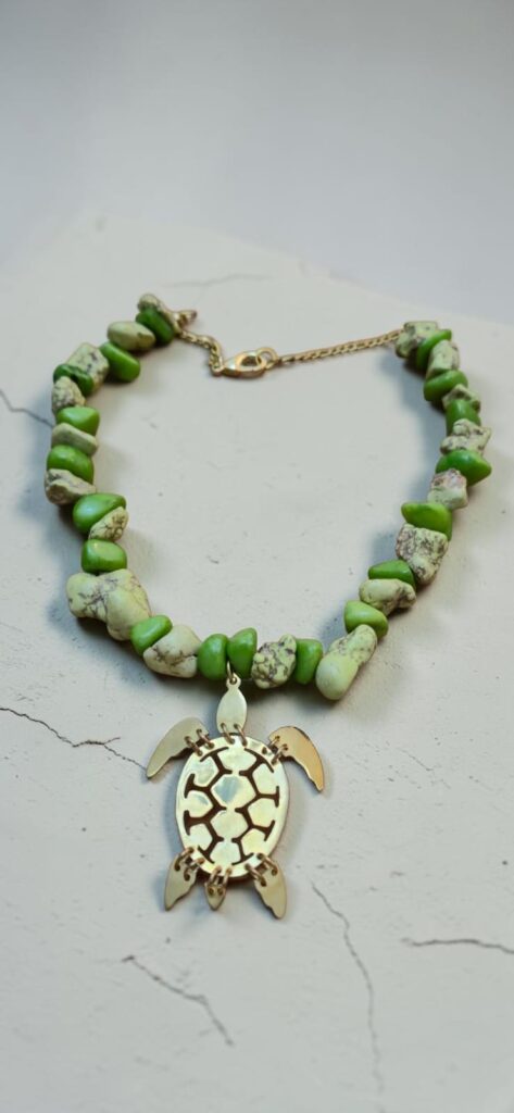 Green Turtle Necklace