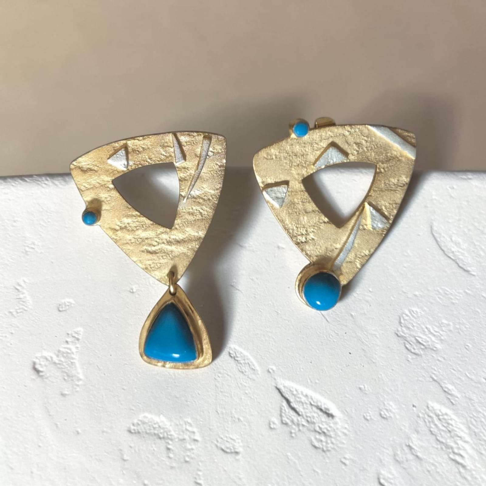 Turquoise Relic Earrings
