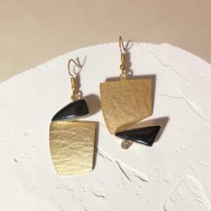 Onyx Fragment Earrings "Maria"