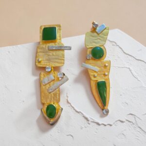Wonderina Green Earrings