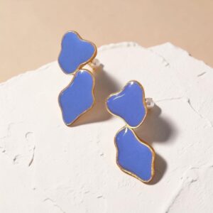 Purple Bloom Earrings small