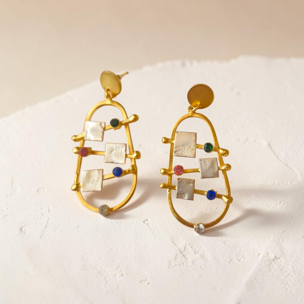Colour Pop Ladder Earrings - Image 2
