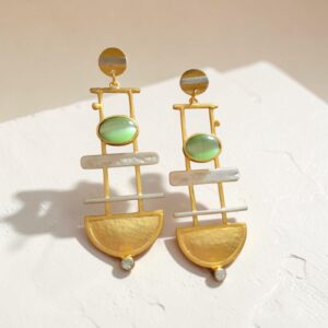 Ilana Green Apple Earrings