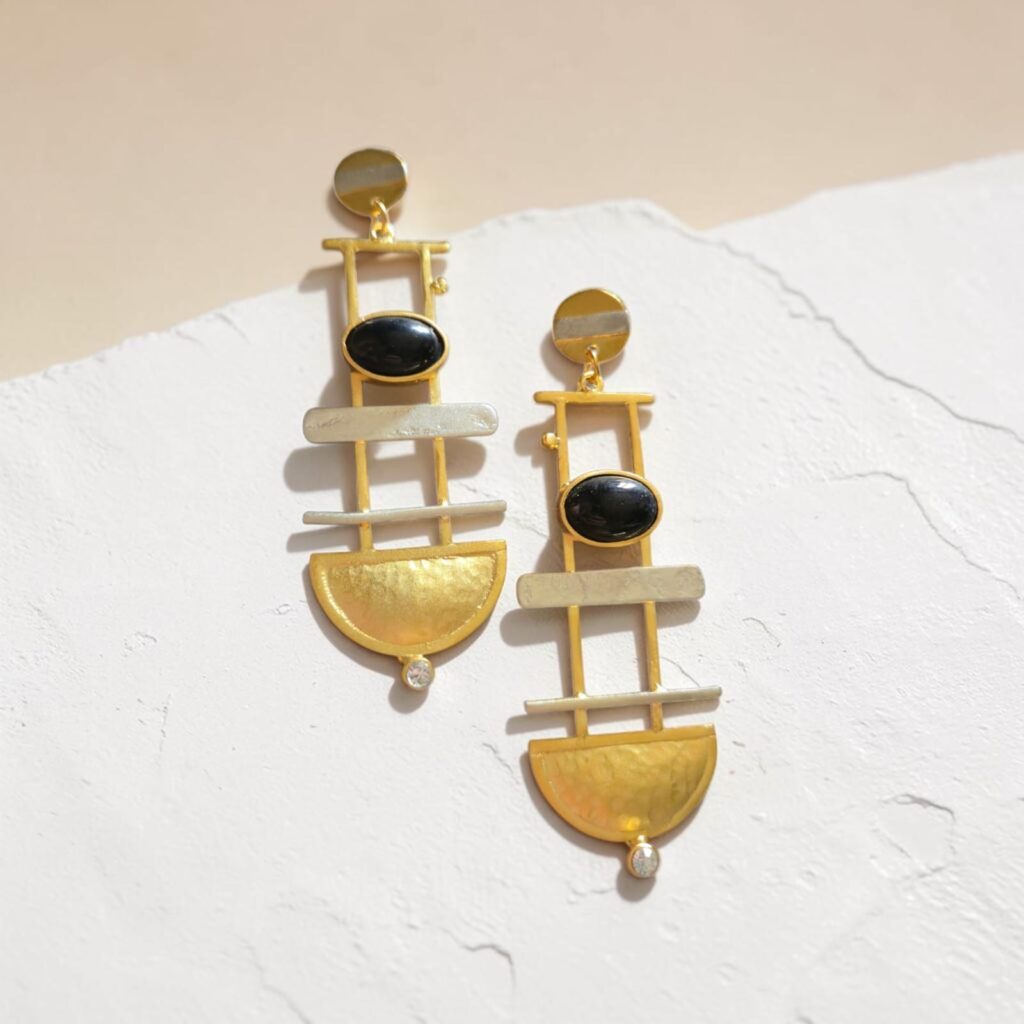 Ilana Black Earrings