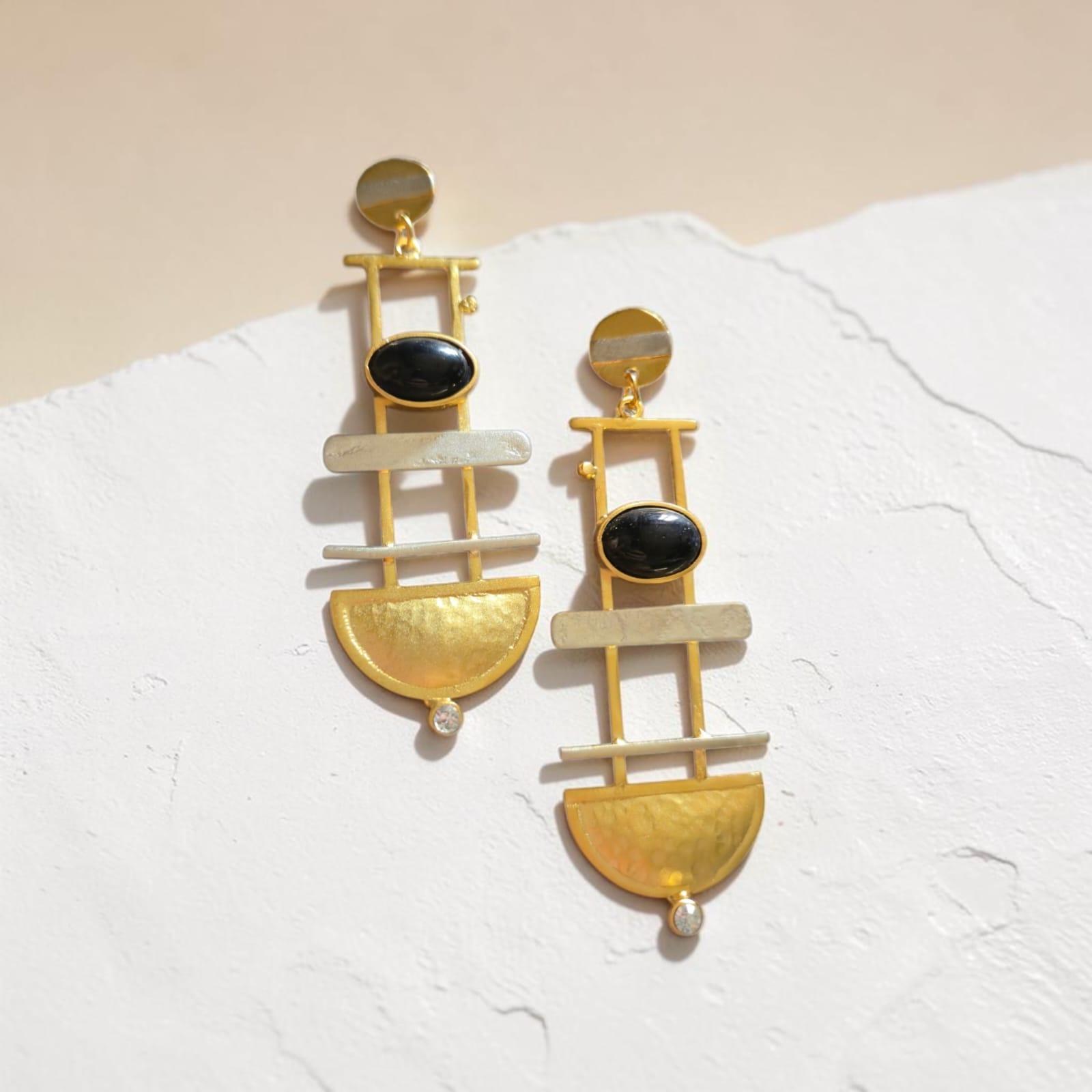 Ilana Black Earrings